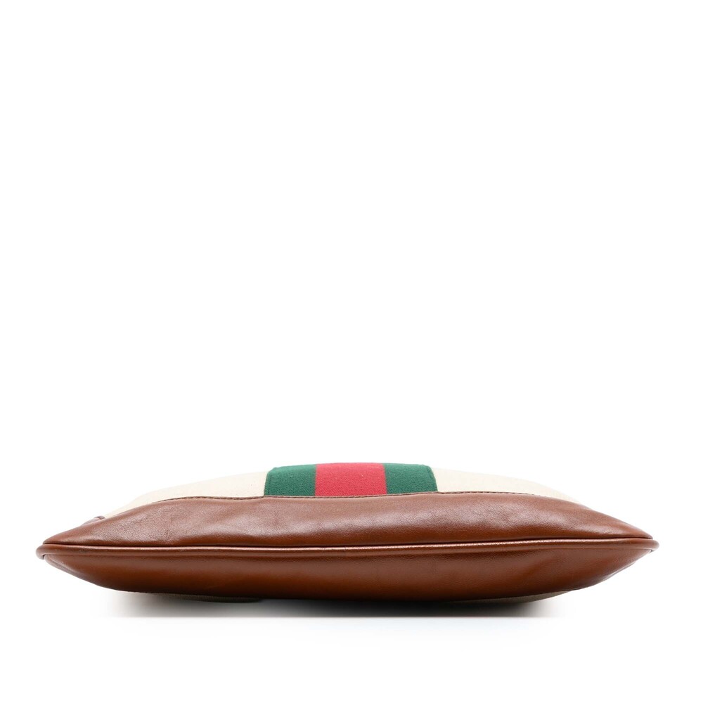 Pre-Loved Gucci Canvas Web Satchel - Picture 3 of 8